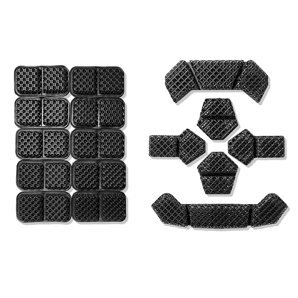 BallisticHelm 3D Printed Breathable Honeycomb Structure Impact Universal Helmet Pads