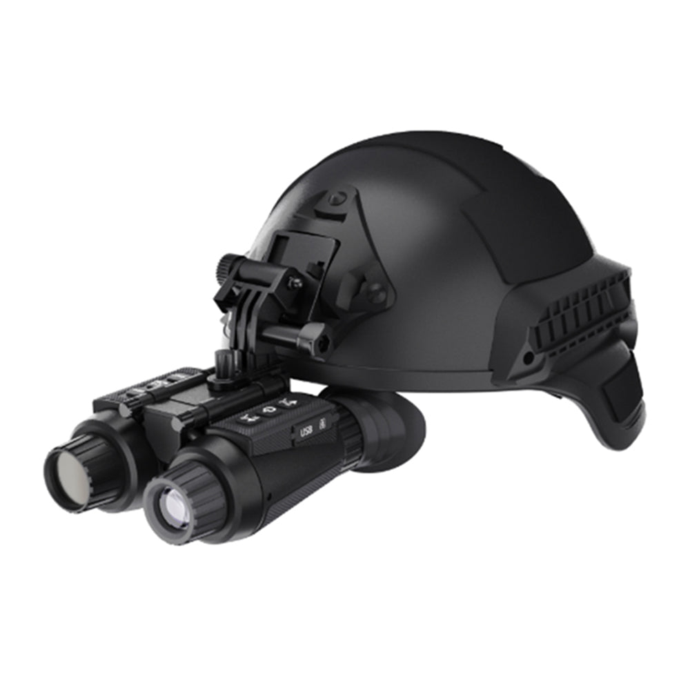BallisticHelm 3D Glasses-Free 4K HD Digital Helmet-Mounted IR Night Vision Binocular
