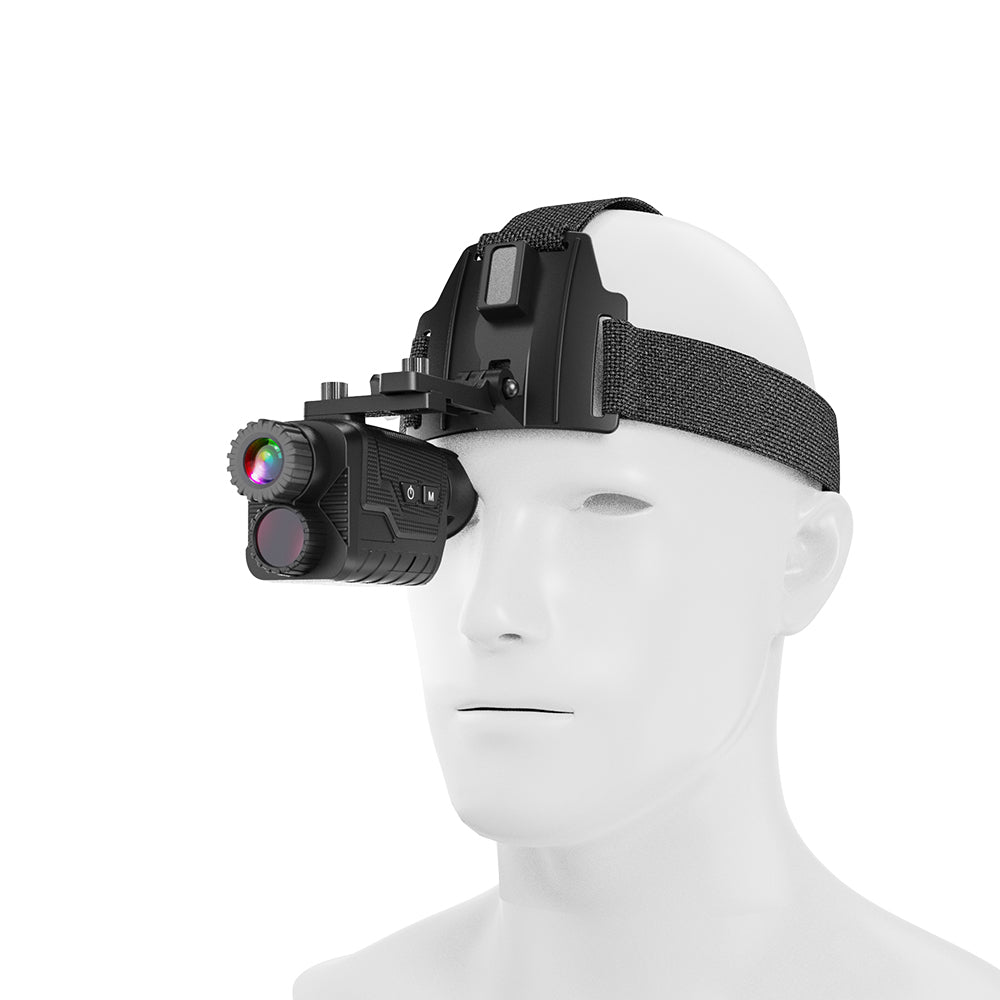 BallisticHelm Mini 4K HD Digital IR Helmet-Mounted Night Vision Monocular