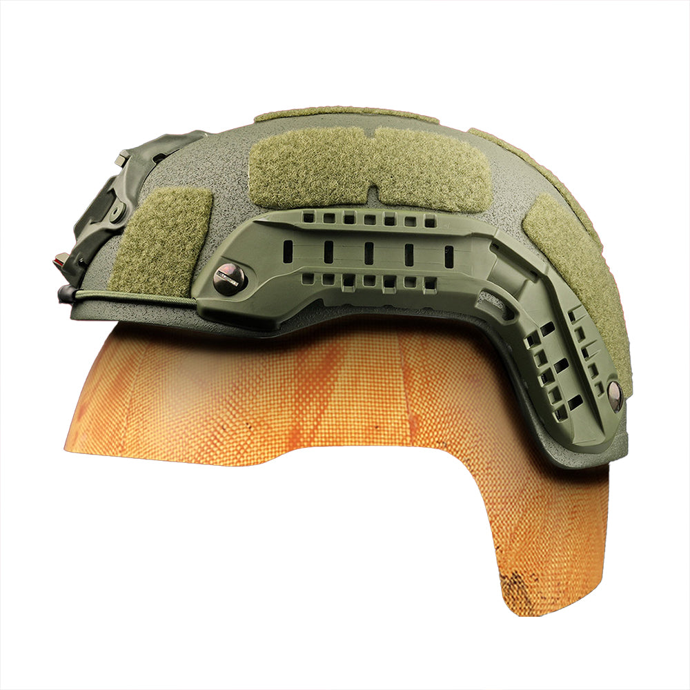 BallisticHelm High Cut NIJ Level IIIA FAST Kevlar Ballistic Helmet