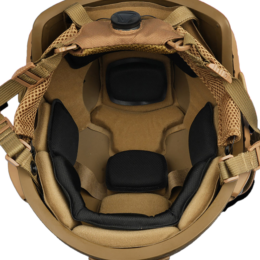 BallisticHelm USMC ECH 2001 High-Cut NIJ Level IIIA Kevlar Ballistic Helmet