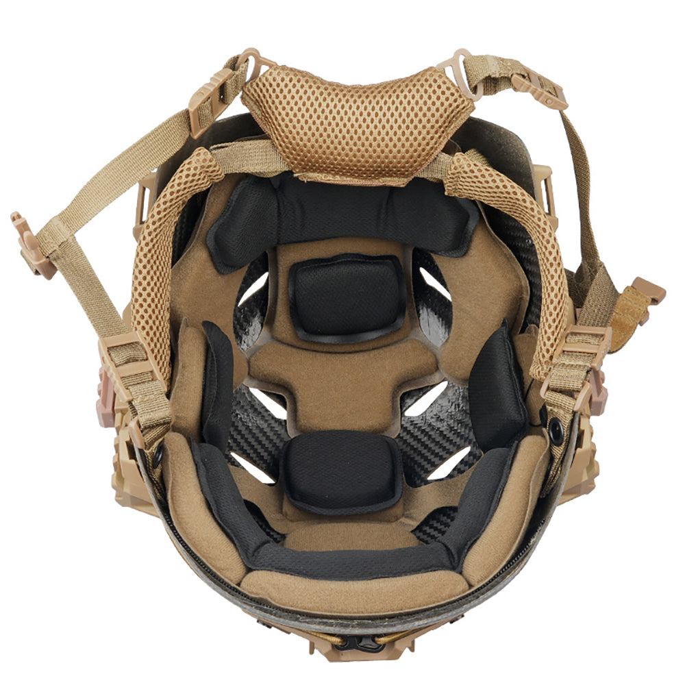 BallisticHelm FAST EXFIL Rail 3.0 Ultra-Light Breathable Carbon Fiber Bump Helmet