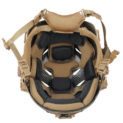 BallisticHelm FAST EXFIL Rail 3.0 Ultra-Light Breathable Carbon Fiber Bump Helmet