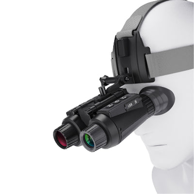 BallisticHelm 3D Glasses-Free 4K HD Digital Helmet-Mounted IR Night Vision Binocular